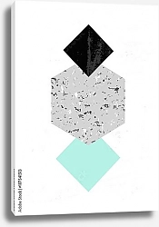 Постер Абстрактная геометрическая композиция 7