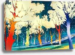 Разноцветный лес