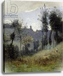 Постер Коро Жан (Jean-Baptiste Corot) Canteleu near Rouen