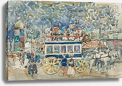 Постер Прендергаст Маурис The Paris Omnibus