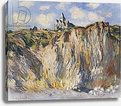 Постер Моне Клод (Claude Monet) Church at Varengeville, Morning, 1882
