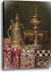 Постер Щодл Макс Stillleben Mit Prunkgefässen