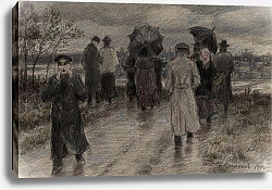 Постер Смирнов Борис Васильевич Returning from an Unsuccessful Picnic in the Taiga. Irkutsk.