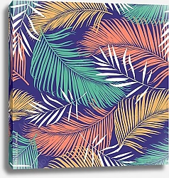 Постер Красочные пальмовые листья