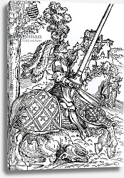 Постер Кранах Лукас Старший St. George on Horseback, 1507