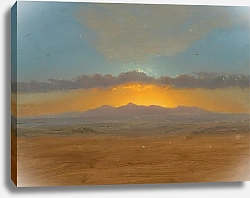 Постер Черч Фредерик Закат