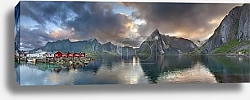 Постер Лофотенские острова. Норвегия
