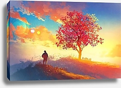 Постер Осеннее дерево