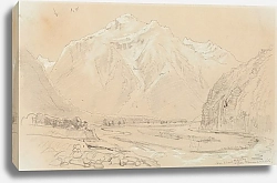 Постер Шевалье Николас В 12 милях выше реки Били, Верхний Ваймакарири