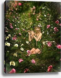 Постер Розовый сад 1