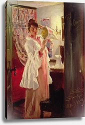 Постер Кройер Севрин Interior with the Artist's Wife, 1889