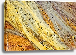 Постер Абстрактная текстура цветного песка 3
