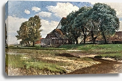 Постер Зофф Альфред A Farmhouse near Munich