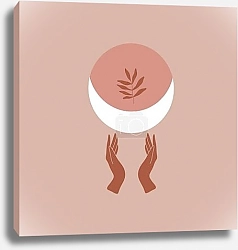 Постер Месяц в руках 2