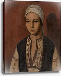 Постер Макинтайр Рэдмонд Девушка в крестьянской блузе