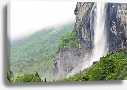 Постер Водопад в сердце Норвегии: Лаутербруннен, фьельд и мистика природы