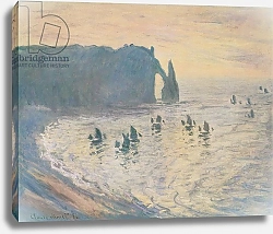 Постер Моне Клод (Claude Monet) The Cliffs at Etretat, 1886 1