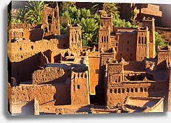 Постер Глиняные дома Айт-Бен-Хадду в Марокко
