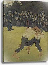 Постер Серюзье Поль Бретонская борьба