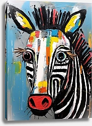 Постер Bizarre animals. Zebra