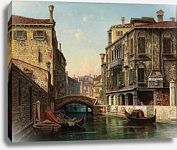 Постер Шван Герман Оскар Venice, A View of the Canal Sottoportico della Quercia