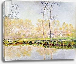 Постер Моне Клод (Claude Monet) The Banks of the River Epte at Giverny, 1887