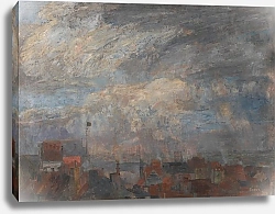 Постер Энсор Джеймс Крыши Остенде