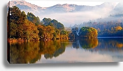 Постер Южноафриканский заповедник и его озеро в Кригере