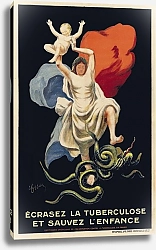 Постер Капиелло Леонетто Подавите туберкулез и спасите детство