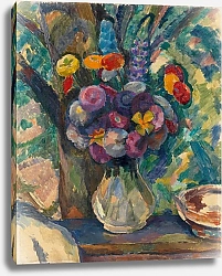 Постер Фрейхольд Эдмунд Конрад Blumenstilleben mit Zinnien