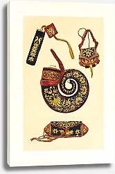 Постер Робинсон Джон Indian Powder-Horn and Three Pieces of Matchlock Furniture
