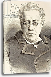 Постер Школа: Испанская 19в. Manuel Orozco y Berra, from 'La Ilustracion Espanola y Americana' of 1881