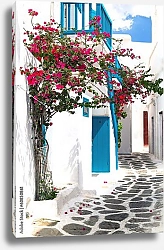 Постер Греция. Остров Миконос. Улица