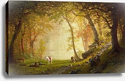 Постер Бирштад Альберт A Rest on the Ride