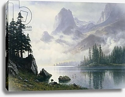 Постер Бирштад Альберт Mountain out of the Mist