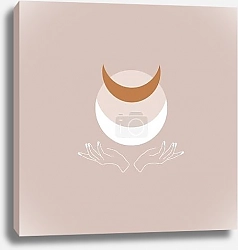 Постер Месяц в руках 1