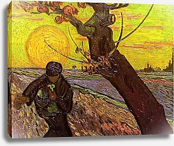Постер Ван Гог Винсент (Vincent Van Gogh) Сеяльщик 2