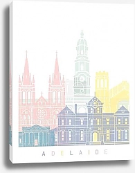 Постер Арт-горизонт Аделаиды: пастельные мечты города