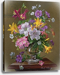 Постер Уильямс Альберт (совр) AW/214 Summer arrangement in a glass vase