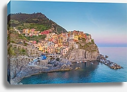 Постер Италия. Чинкве-Терре. Манарола. Панорама