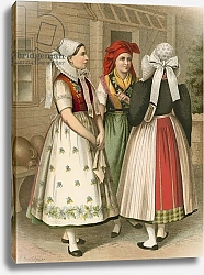Постер Критцмейстер Альберт (грав) German costume, Preussen, Spreewald