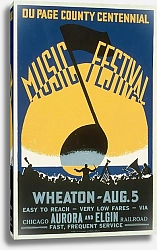 Постер Неизвестен Du Page County centennial music festival