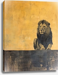 Постер Untamed beauty of lion