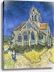 Постер Ван Гог Винсент (Vincent Van Gogh) Церковь в Овере