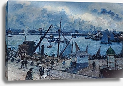 Постер Писсарро Камиль (Camille Pissarro) l'avant-port du Havre
