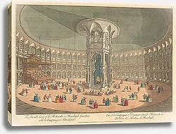 Постер Баулес Томас 3 The Inside View of the Rotunda in Renelagh Gardens with the Company at Breakfast