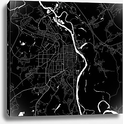 Постер План города Киров, Россия