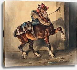 Постер Жерико Теодор Le cheval du platrier
