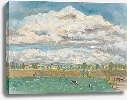 Постер Лисманн Херманн Поля и луга близ Монтобана