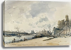 Постер Боггс Фрэнк Les bords de la Seine et le Pont de Sully